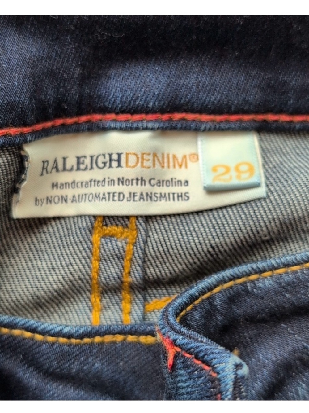 Raleigh Denim High-Rise Women's Jeans in Dark Blue - Size 29